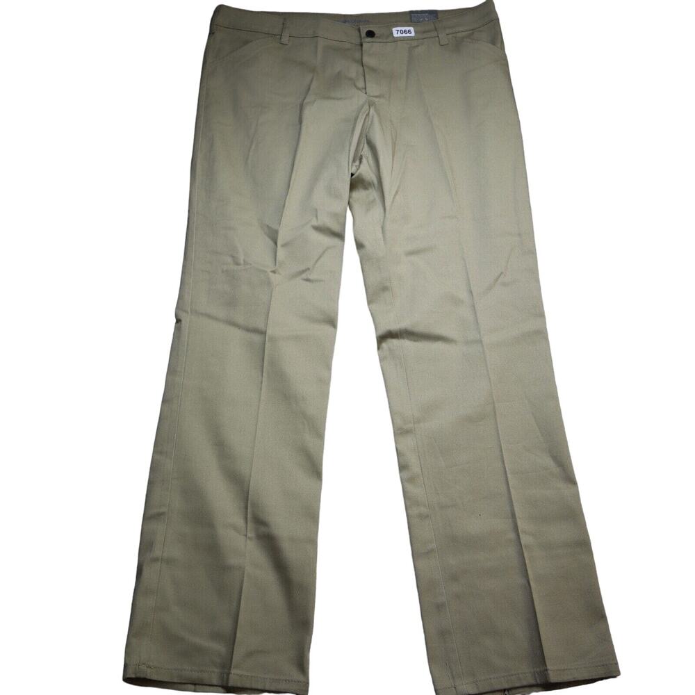 Dickies Pants Womens 18R Khaki Stretch Twill Relaxed Fit Chino Casual